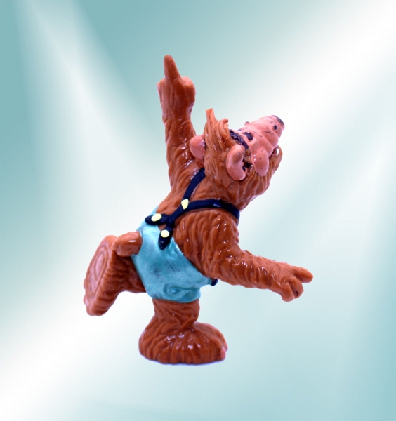 ALF Vintage Figur von Bullyland: Alf in Lederhosen